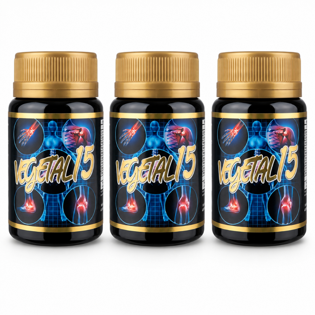 Kit 3 Vegetal 15 500mg 15 Cápsulas Suplemento Alimentar
