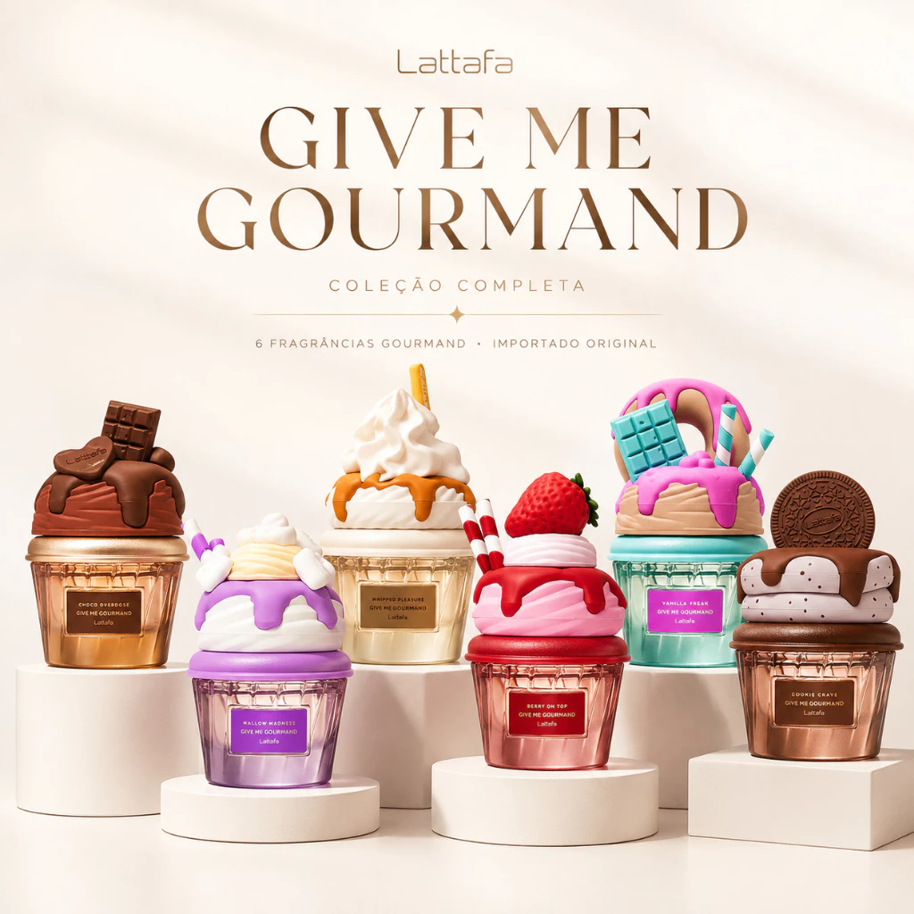 Lat Give Me Gourmand 75ml Perfume Árabe Doce Gourmand Importado