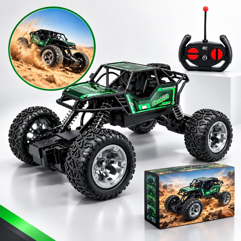Carro de Controle Remoto Carrinho Rock off road Recarregavel Envio Rápido