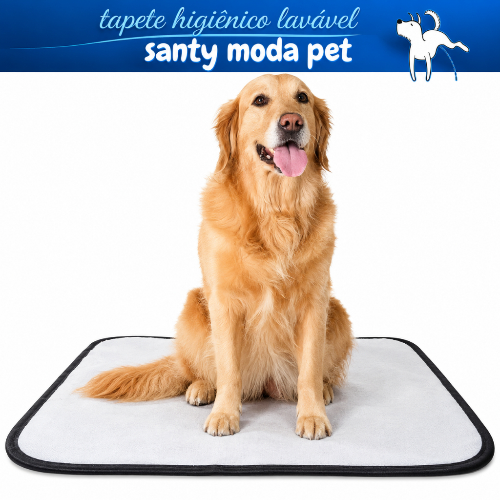 kit 4 tapete higiênico lavável cães G, tam 80 x 100, cachorro pet reutilizável impermeável.