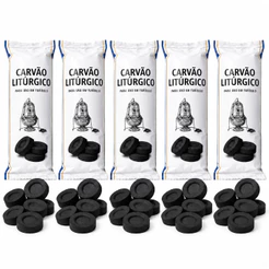 Carvão Litúrgico em Discos 05 Pacotes
