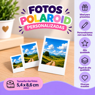Fotos Polaroid Personalizadas Mini 5,4x8,6 cm Foto Personalizada Impressa