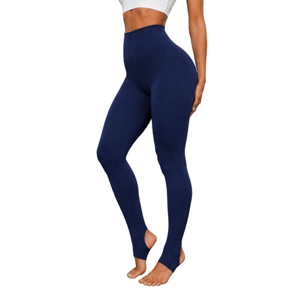 Legging Pezinho Academia Feminina Poliéster Fitness Treino Confortável Esportiva Cintura Alta Moda Fitness