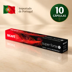 Cápsula Importada Café Red Super Forte 10 Cápsulas Importadas Bicafé Compatível Nespresso Intensidade 12