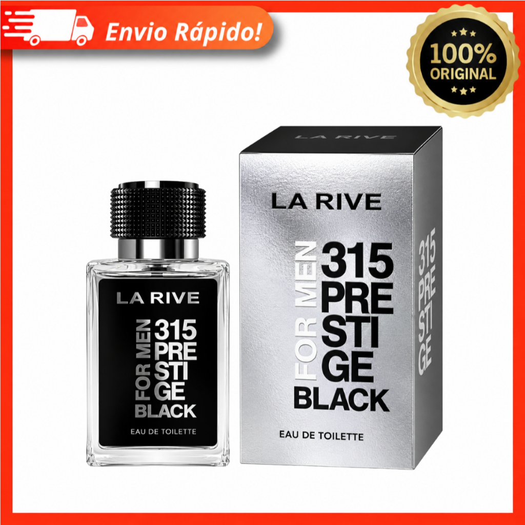 La Rive Perfume Masculino Prestige 315 Black Eau De Toilette