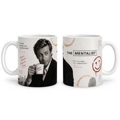 CANECA PERSONALIZADA O MENTALISTA - THE MENTALIST BRANCA CERÂMICA