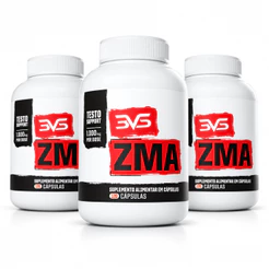 3VS Premium Precursor Testo 3 Unidades Do Zma 1000mg Ultra Concentrado Fórmula Exclusiva 120 Caps