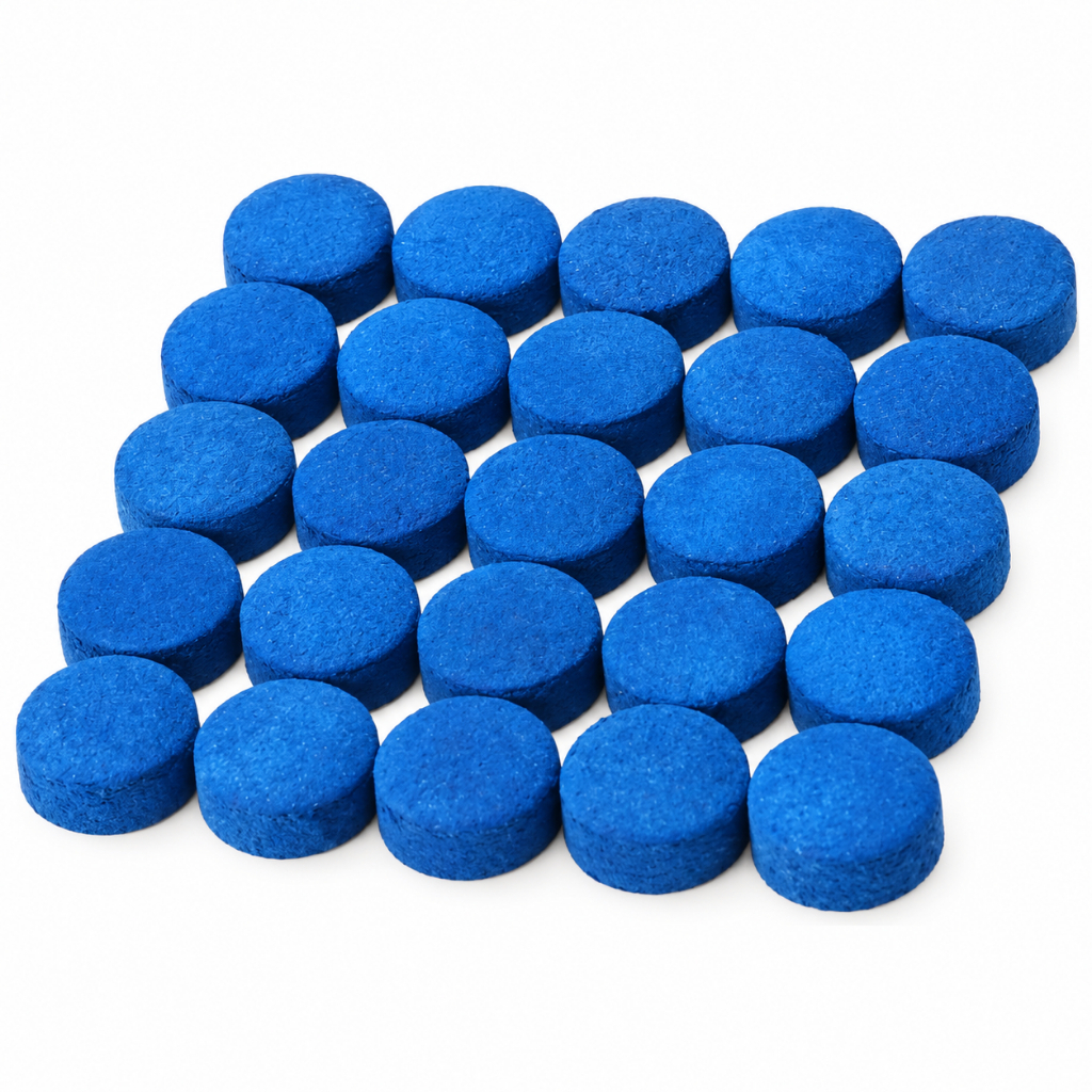 Sola de Couro Azul Apex 11mm para Taco de Bilhar Sinuca Snooker Profissional