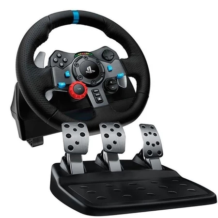 Volante Gamer Logitech G29 Driving Force Compatível com PS3, PS4, PS5 e PC Volante de Corrida
