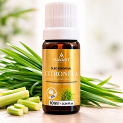 Óleo Essencial De Citronela 100% Puro Natural Organico 10ml Havant Difusor Aromatizador