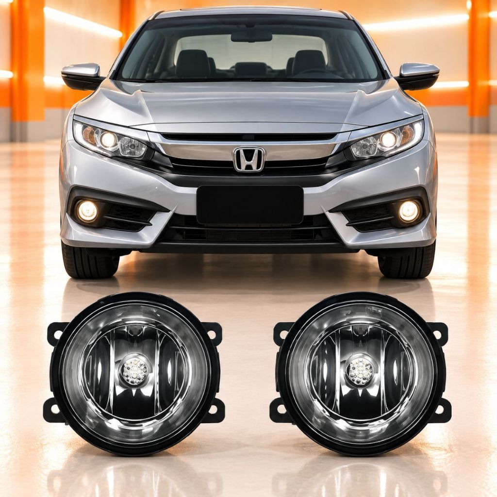 Par Farol De Milha Neblina Honda New Civic 2015 2016 2017 2018 2019