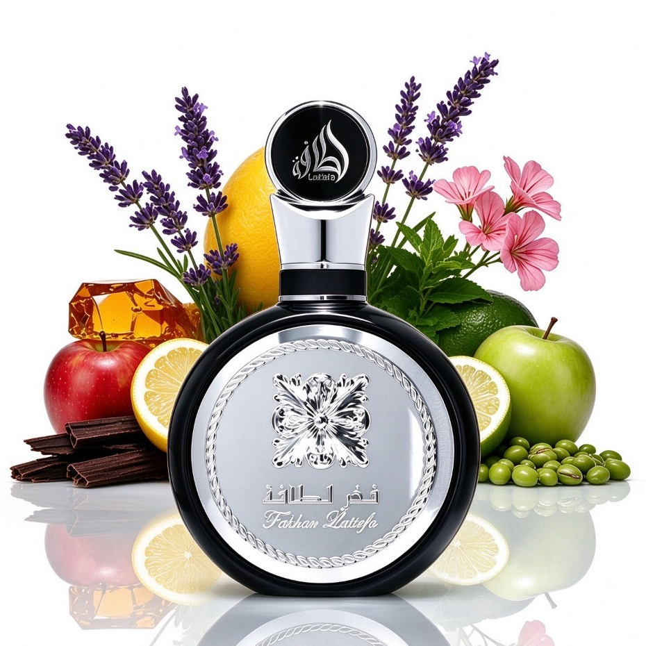 Perfume Fakhar Black Eau de Parfum Masculino 100ML