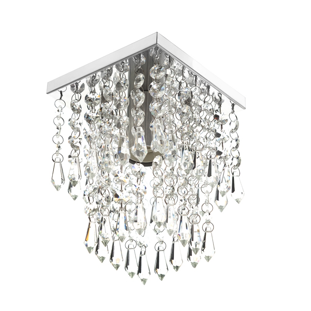 Lustre Plafon De Cristal Acrilico Spark Maravilhoso