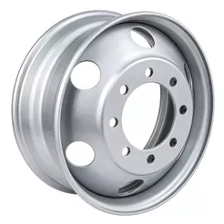 Roda Compatível Ford F-4000 2000 em Diante Aro 17,5x6 Sem Câmara 8 Furos Roda Caminhão Modelo Novo