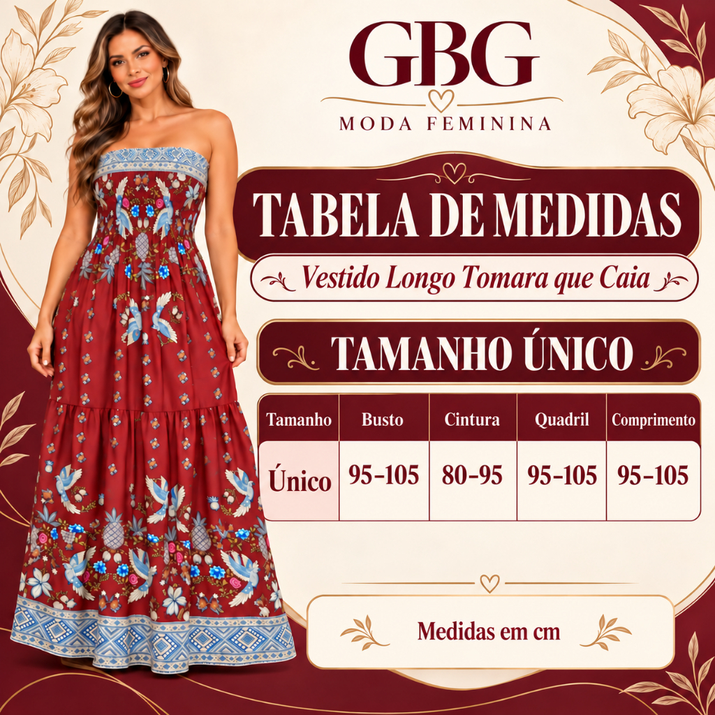 Vestido Longo Floral para Blogueira - Elegante, Confortável e Ideal para Festas CASUAL