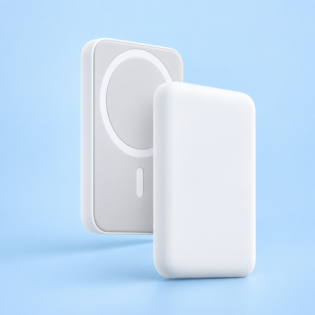 Carregador Portátil Magnético Sem Fio 5000mAh 10000mAh Indução Qi para Celular