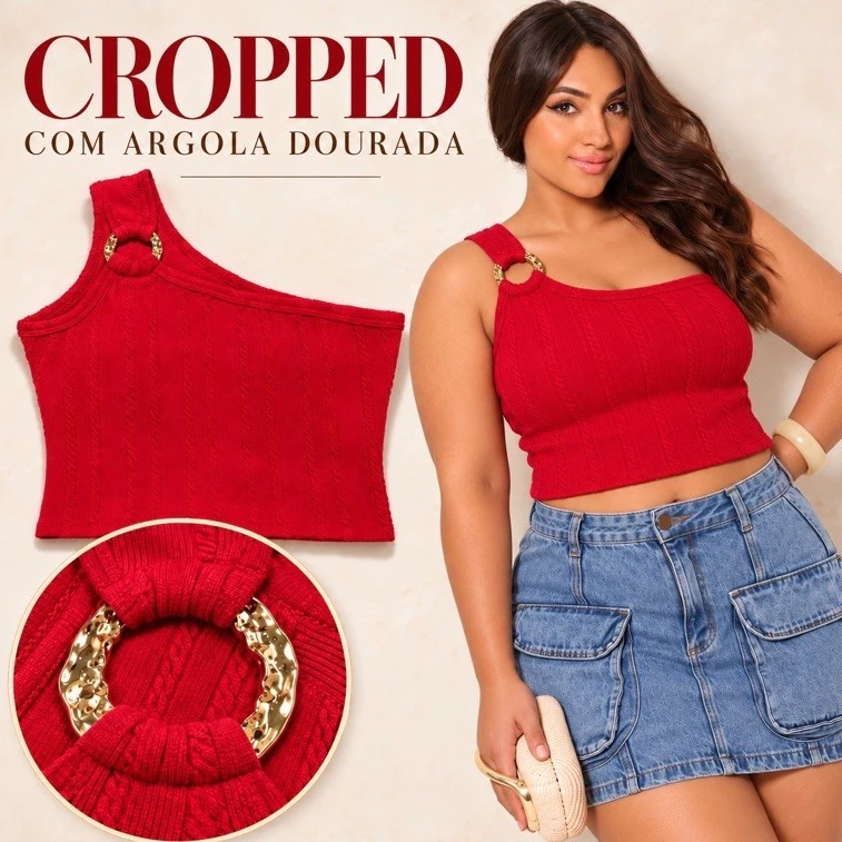 Croppeds Top Faixa Tubinho Blusinha Femenino Mula Manga Com Bojo E Argolha.Excelente Elasticidade