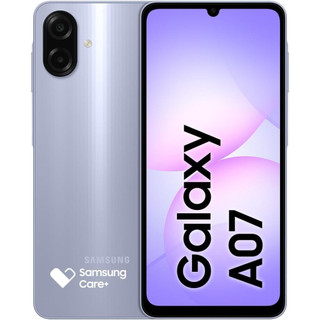 Celular Galaxy A07 Tela 6.7 128GB 4G 90Hz Câmera Dupla 50MP Violeta Samsung