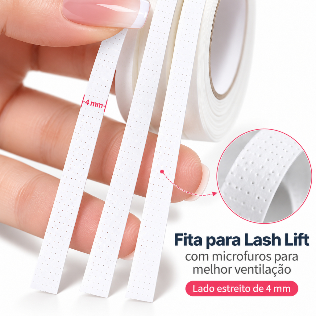 ANA1108 Fita Microporosa 4mm para Extensão de Cílios Lash Lifting Isolamento de Cílios Respirável — imagem 2 de 2