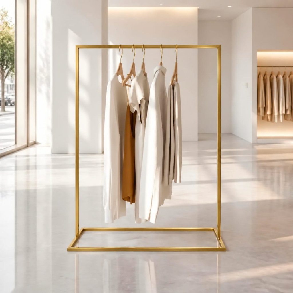 Arara De Roupas Para Lojas E Closet Resistente Em Aço Para Cabides