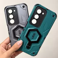 Capa Capinha Antichoque Premium Com suporte giratório 360 para Xiaomi Redmi 15 4G tela 169.5