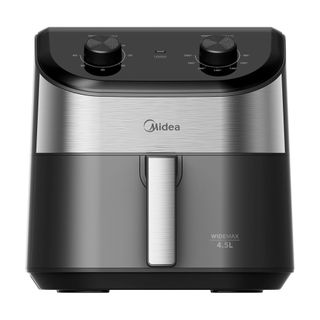 Fritadeira Air Fryer Midea Widemax 4,5L 1500W Preto e Inox FWM45P1 127V