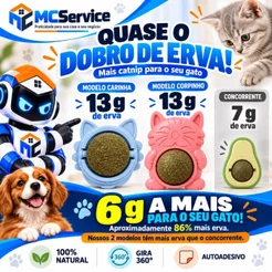 Brinquedo com Bola Erva Natural do Gato Relaxante Catnip Carinha do Gato Corpinho do Gato