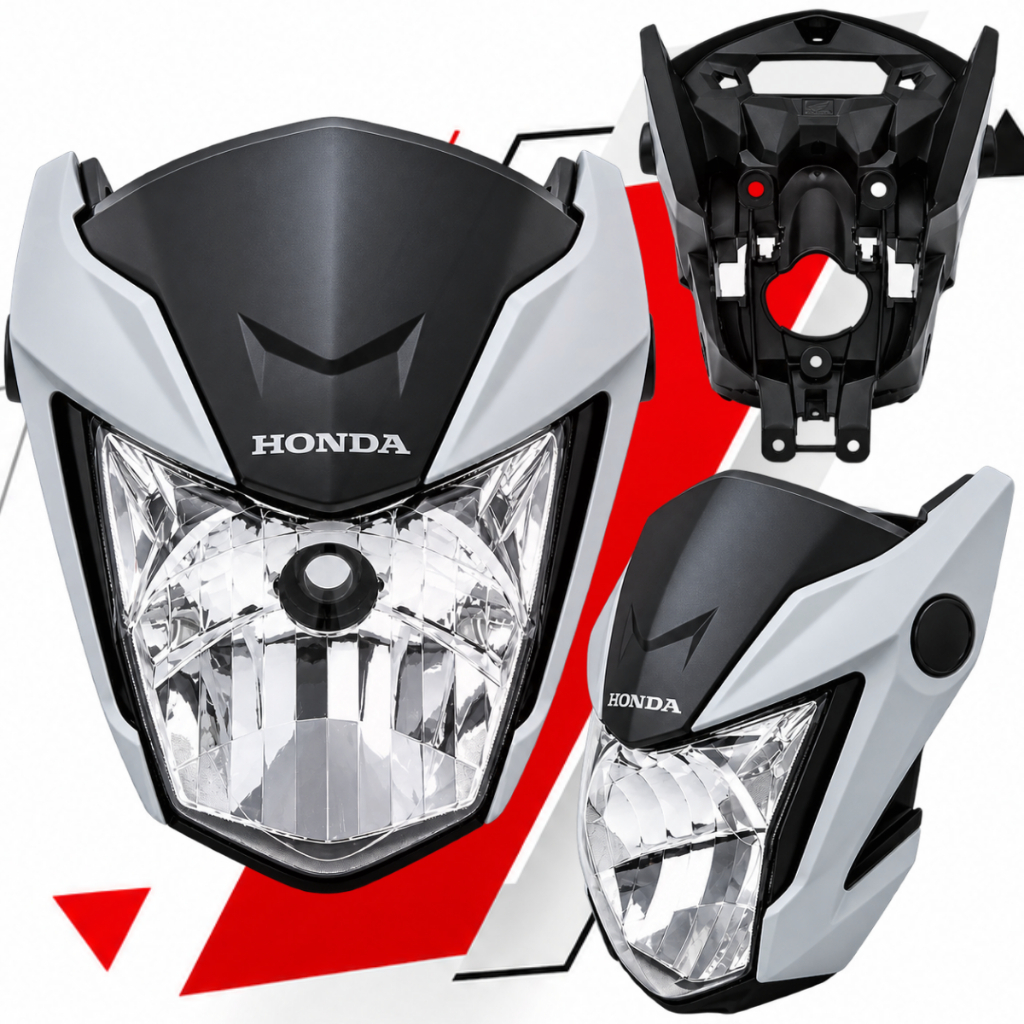 Kit Frente Farol Completo Honda Cg Titan Fan 160 2022 Á 2024 Com Suporte Aranha Diversas Cores