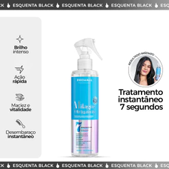 Água Lamelar Milagre Obrigatório: Antifrizz e Desembaraço em 7 Segundos