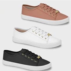 Tênis Feminino Moleca Conforto Casual Básico Leve