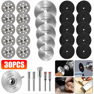 Jogo 30 peças Disco Serra Circular Madeira Alta Resistência Retifica E Furadeira Parafusadeira Conjunto de mini