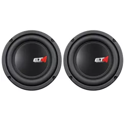 PAR ALTO FALANTE ETM SUBWOOFER 6 POL EW 125W RMS 4 OHMS CORES