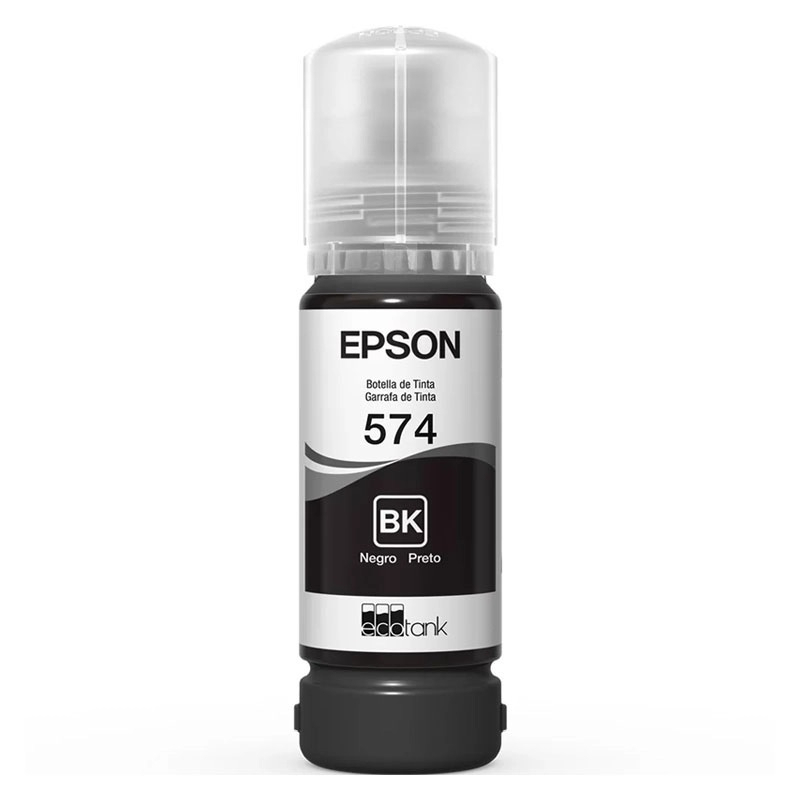 Refil Epson 574 Preto Original 74120-AL Tanque de Tinta Alto Rendimento Envio Rápido