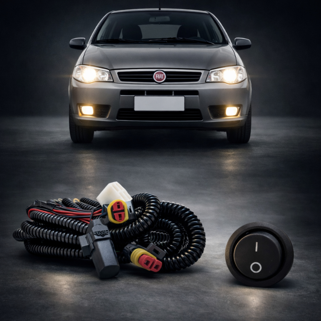 Chicote Farol De Milha Palio Todos em Oferta na Shopee