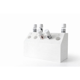 Suporte Personalizado para Cubetas 16 mm – 5 Posições Numeradas (Laboratório Química)
