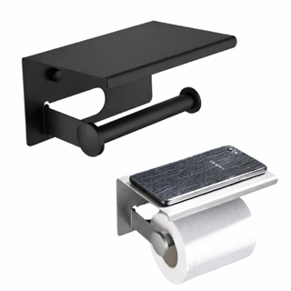 Suporte Papel Higiênico Inox Banheiro Lavabo Prateleira Apoio Objeto Celular Parede Resistente Multiuso em Oferta na Shopee