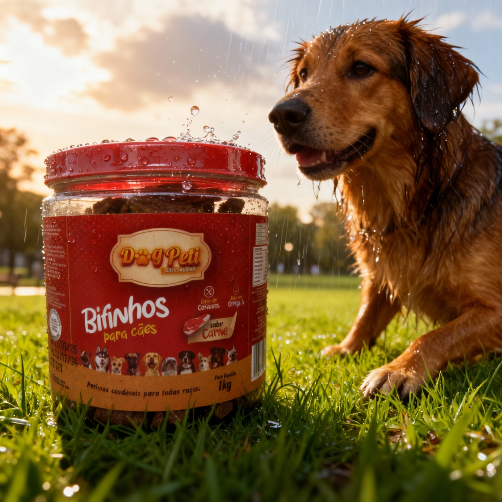 Bifinho Petisco Dog Peti 1kg Sabor Carne Super Premium Macio Adestramento Treinamento Recompensa Pet Canino Cachorros