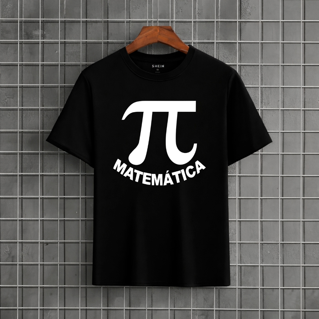 Camisetas Masculina Feminina Estampa Premium Algodão Lisa Academia Casual Trabalho Faculdade Matemática Personalizada