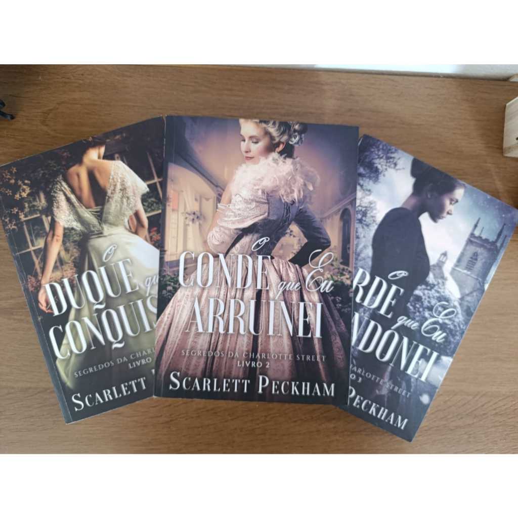 Kit com 3 livros | Trilogia de Romances - Os Segredos da Charlotte Street - Best Seller - Seminovos