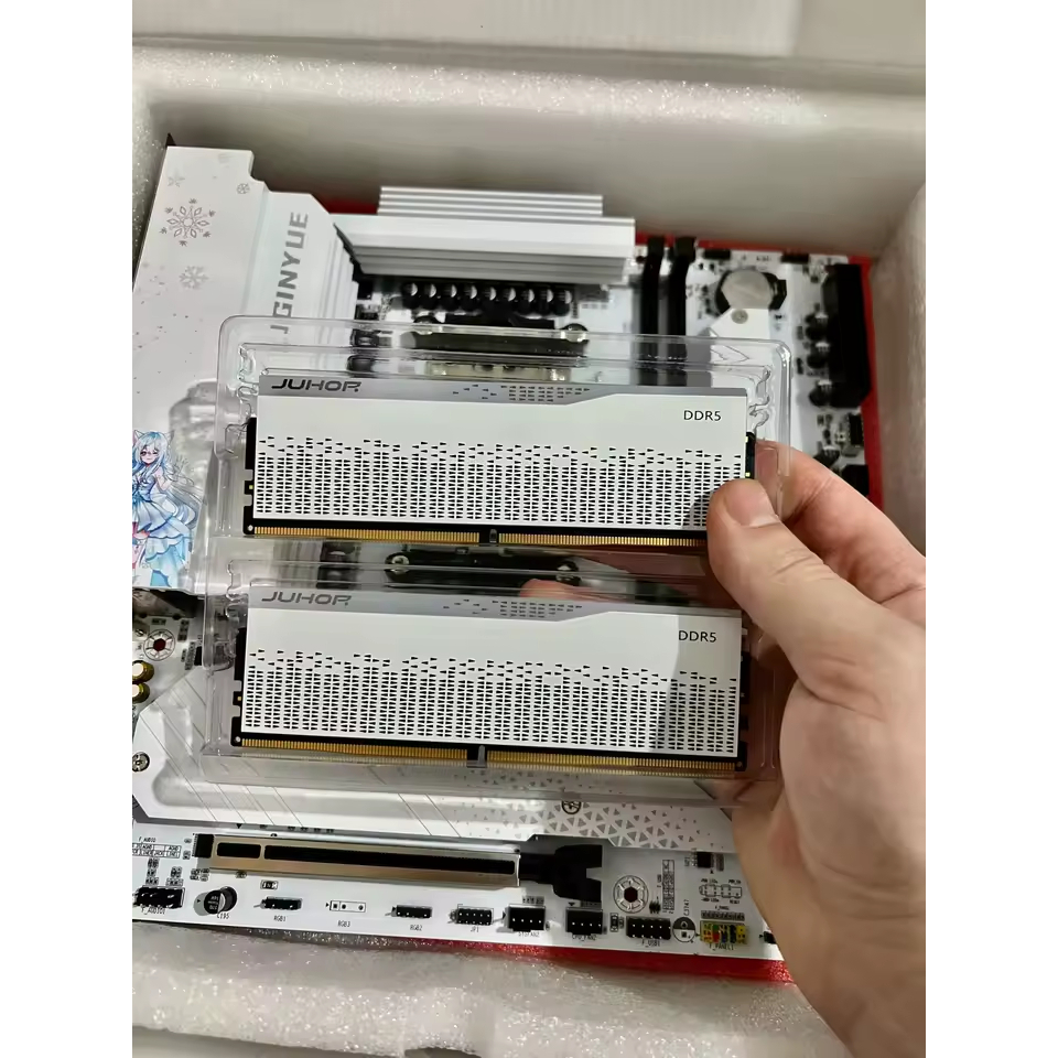 Memória de desktop JUHOR RGB DDR4 16GB 3600MHz /8GB 3200MHz Dimm Memoria Ram de alta velocidade