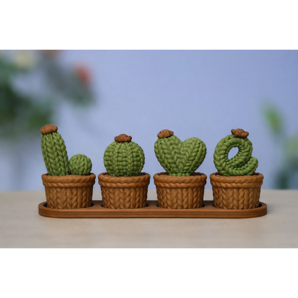 Decoração LOVE cacto vaso | Vaso Decorativo| Modelo Crochê - Decoração Sala - Decoração