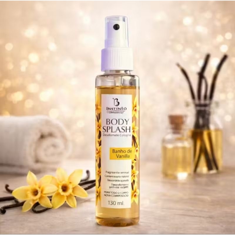 Body Splash Banho de Vanilla 130ml - Bio Instinto