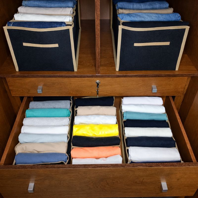 Kit 5 Colmeia Organizadora de gavetas e Guarda Roupas 2 un GG/ 3 un P em Oferta na Shopee