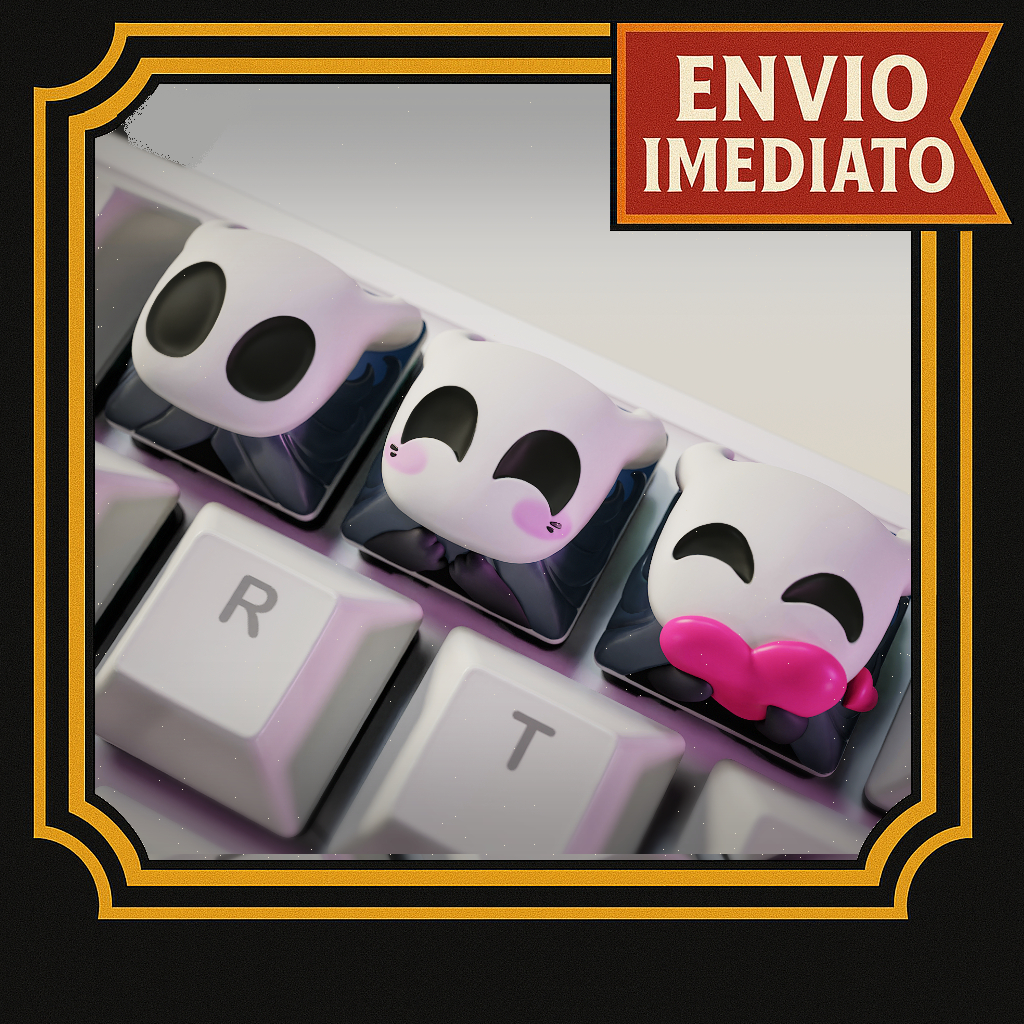 Keycap Gamer Jogo Hollow Knight Tecla de teclado mecânico setup PC gamer personalizado game Hollow Knight