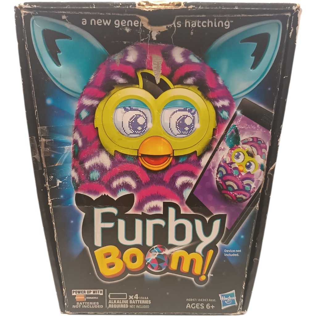 Furby Boom Caixa Original Interativo Bum Bom Funcionando N2 Rosa (Usado)