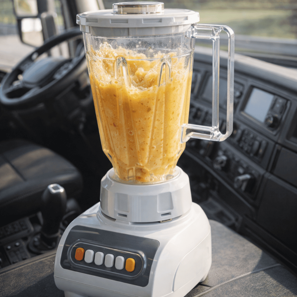 Liquidificador Mixer Portátil 12V Para Carros Caminhões Motorhome Camping