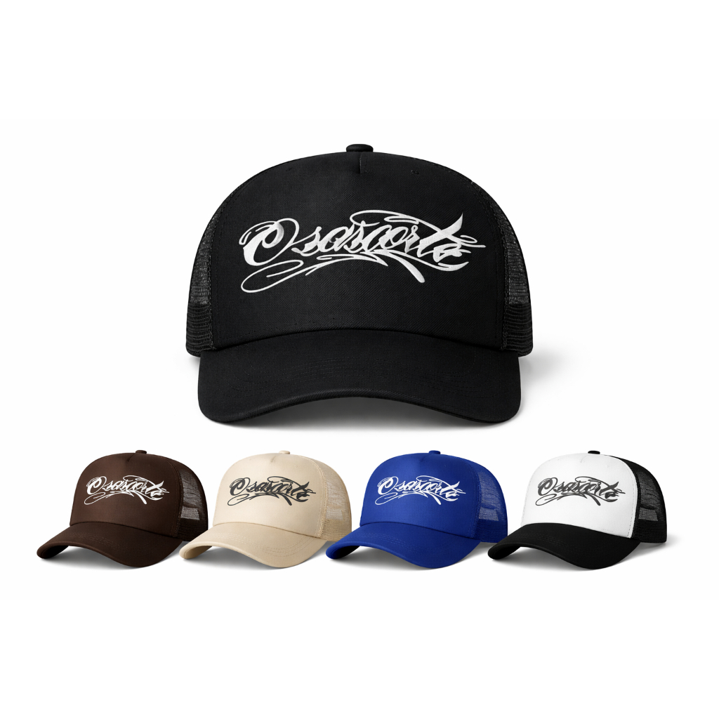 Boné Osascorte Trucker Unissex Aba Curva Streetwear Premium | Tela Respirável e Conforto Máximo