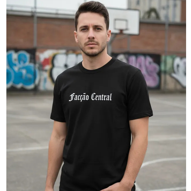 Camiseta Camisa Facção Central Rap Nacional Hip Hop Música Estampa