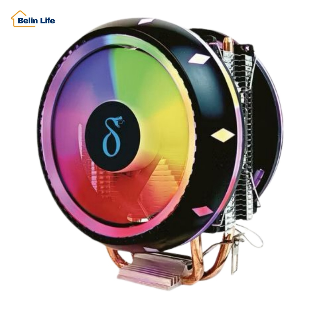 Cooler Fan CPU LED RGB Para Processador Ventoinha Gamer