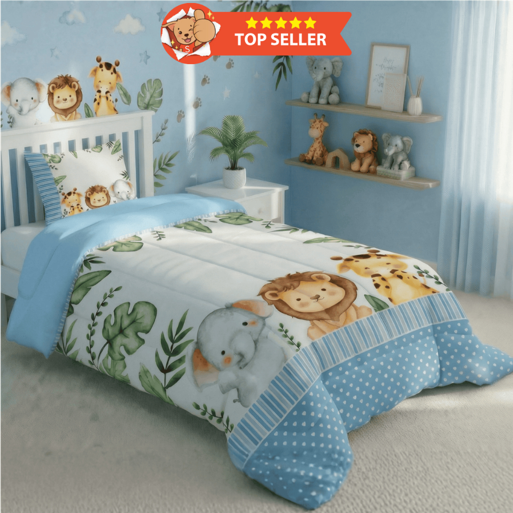 Edredom Infantil Premium 400 Fios Grosso Confortável e Quente para Meninas 1 Peça